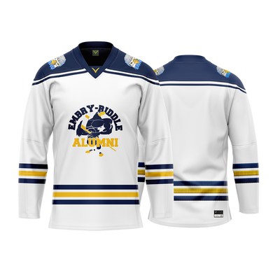 Embry Riddle Alumni White Sublimated Jersey
