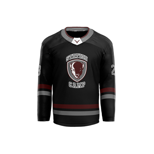 Station Camp Custom Hybrid Black Jersey