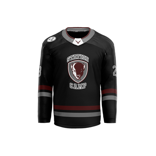 Station Camp Custom Hybrid Black Jersey