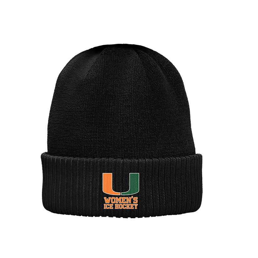 Miami Women's Black Beanie