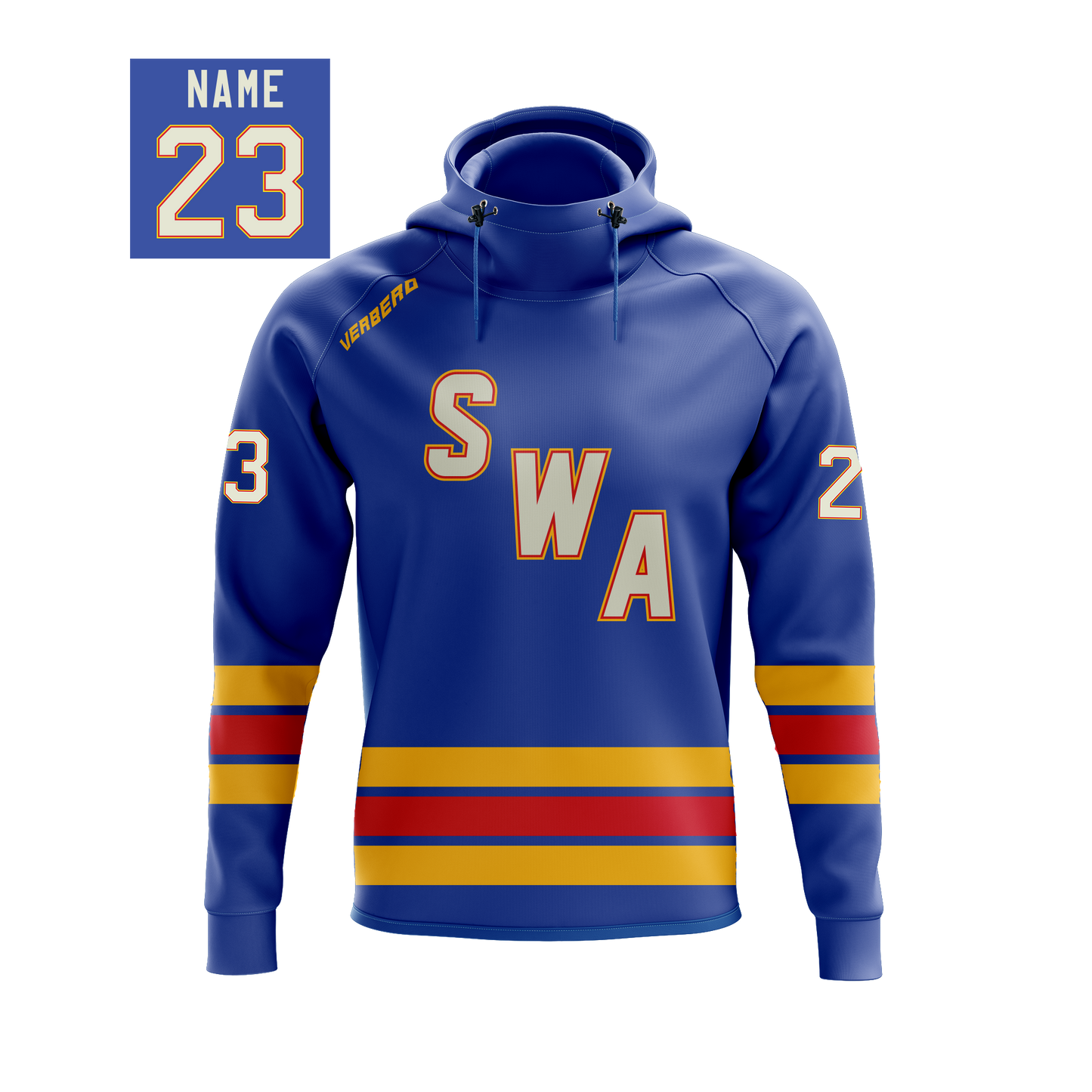 Southwest Airlines Blue Custom Performance Hoodie