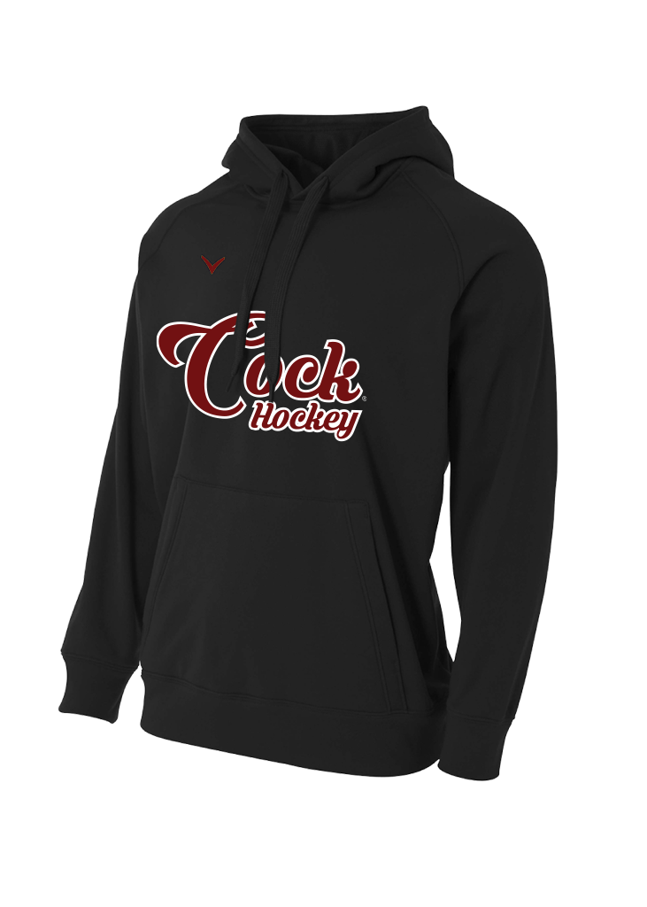 Gamecocks Hockey Script Solid Tech Fleece Hoodie