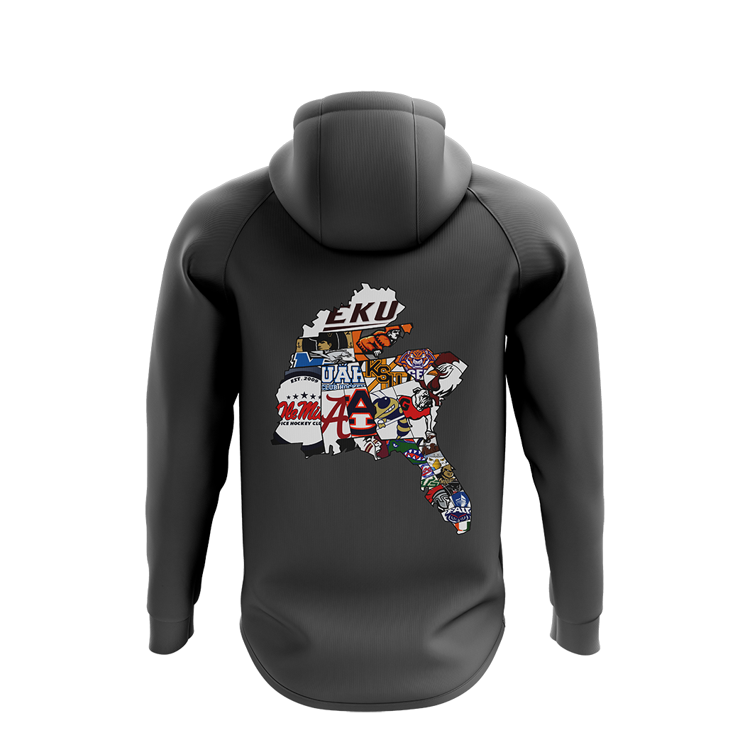 College Hockey South Adult Solid Tech Fleece Hoodie