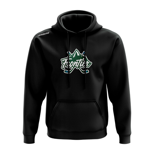 Frontier Airlines Essential Black Fleece Hoodie