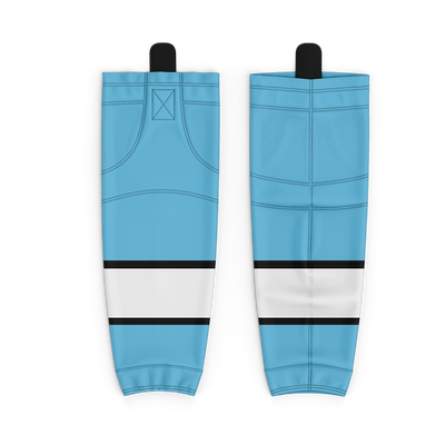 Jet Blue Hockey Blue Sock