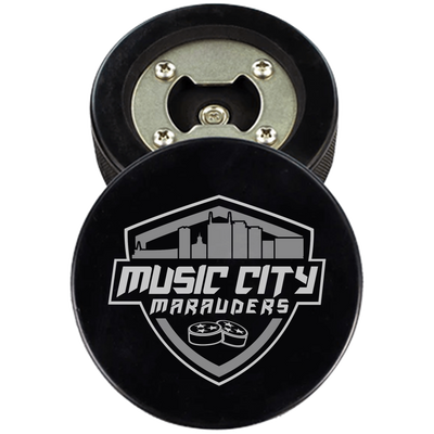 Music City Marauders Puck Bottle Opener