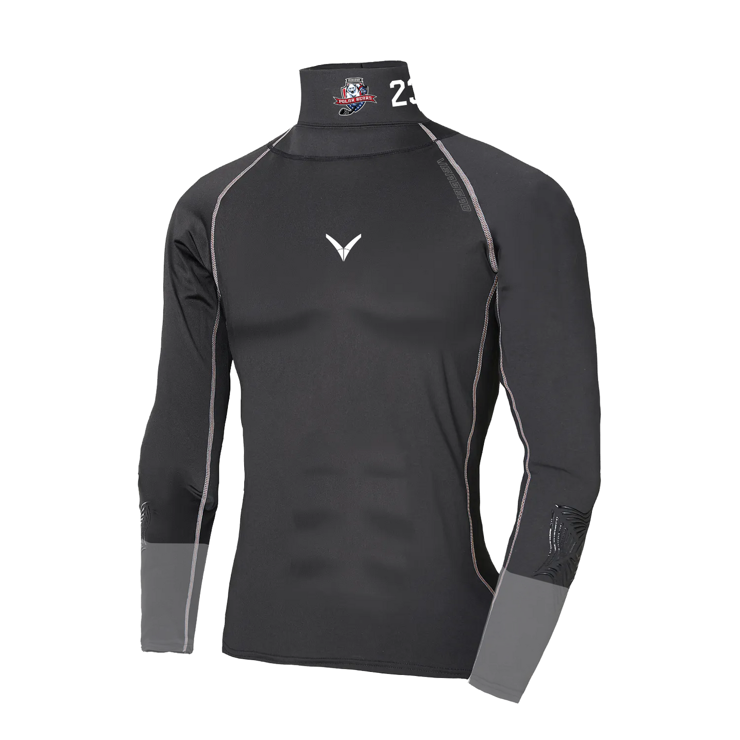Mid Hudson Polar Bears Custom V Armor Protective Compression Shirt