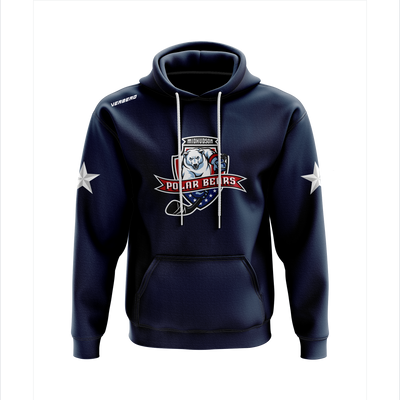 Mid-Hudson Polar Black Fleece Hoodie