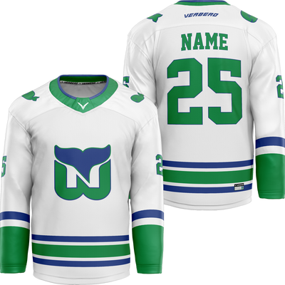 Newport Whalers Custom Sublimated Home Jersey