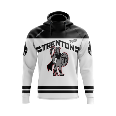 Trenton Trojans White Performance Hoodie
