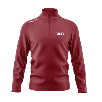 USN Maroon Essential Quarter Zip
