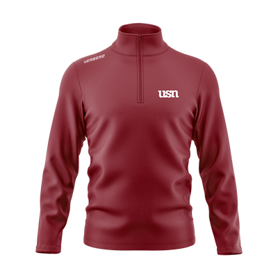 USN Maroon Essential Quarter Zip