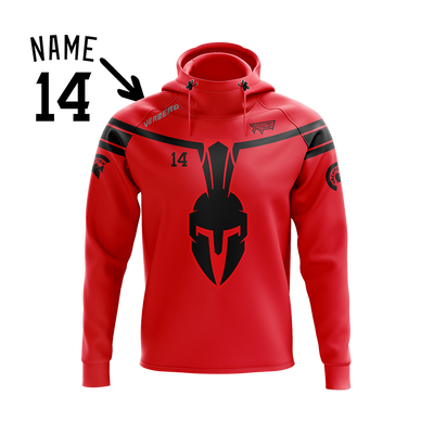 Trenton Trojans 2018 Red Custom Performance Hoodie