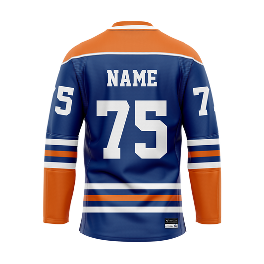 Bakersfield Royal Sublimated With Twill Authentic Jersey