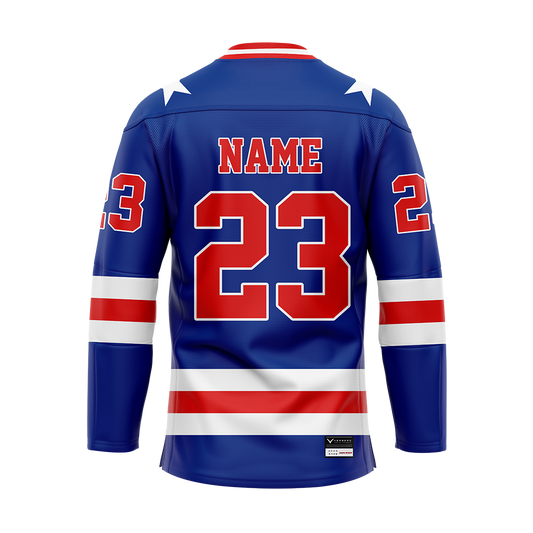 ACHA SHOW USA Themed Custom Sublimated Jersey