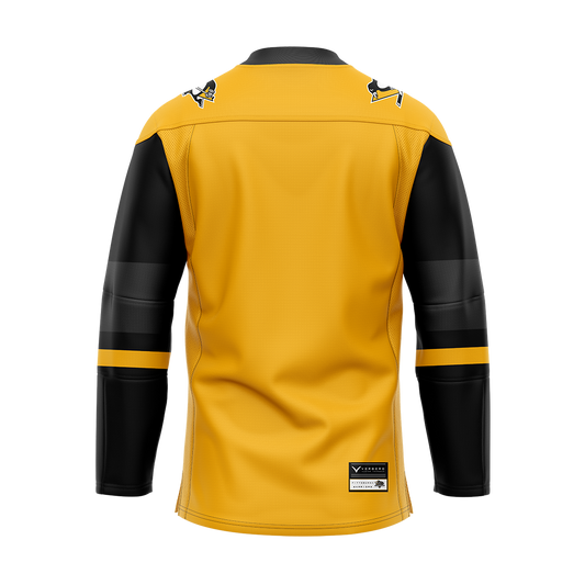 Pittsburgh Warriors Sublimated Jersey Yellow