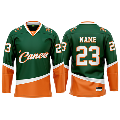 Miami Women's Custom Green Sublimated Jersey