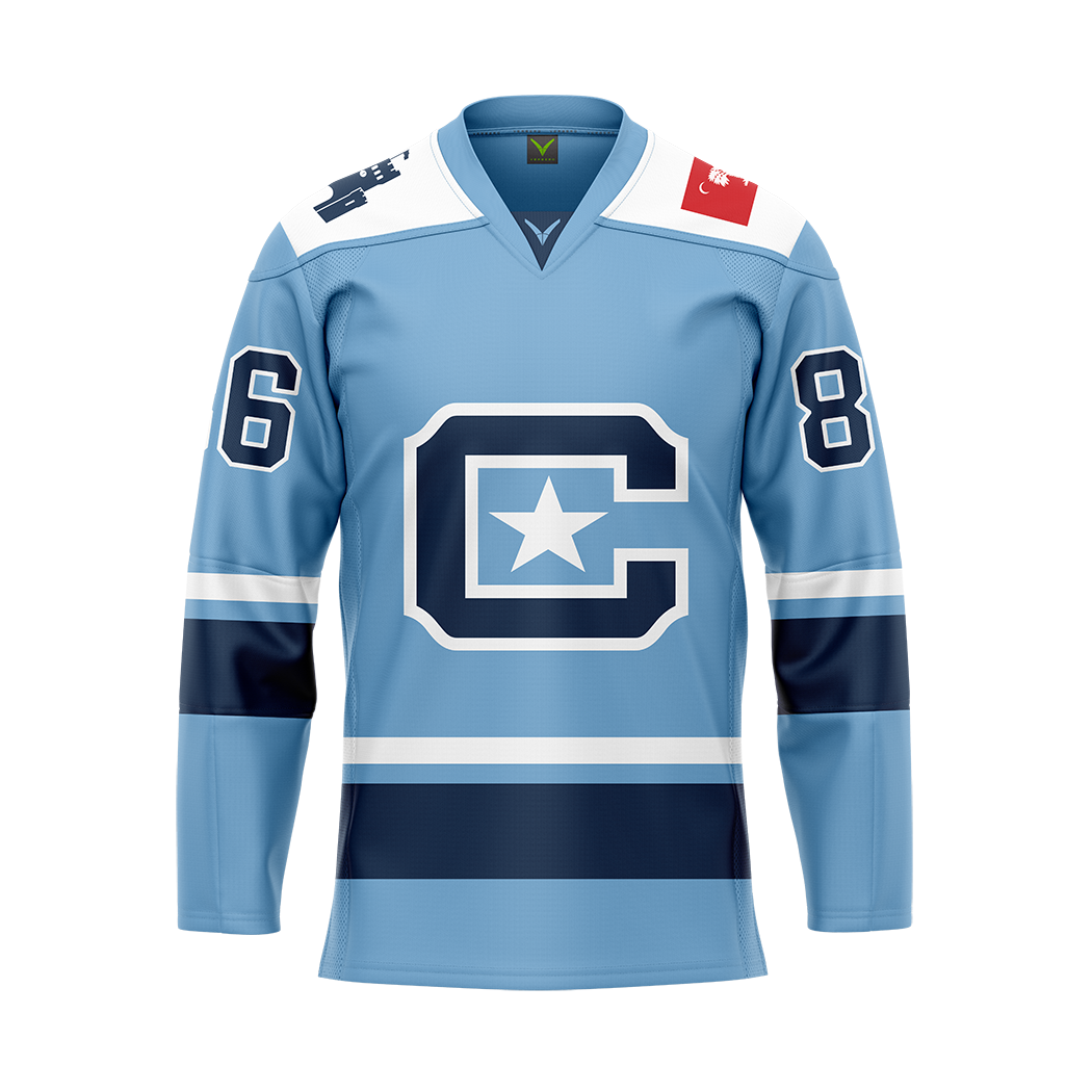 Citadel Blue Custom Replica Tackle Twill Jersey – Verbero™