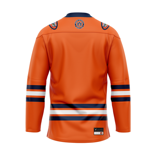 Auburn Orange Authentic Sublimated With Twill Replica Jersey