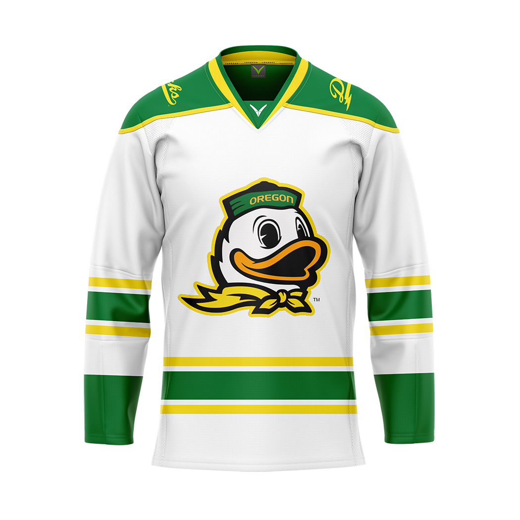 Oregon White Authentic Sublimated With Twill Jersey Verbero