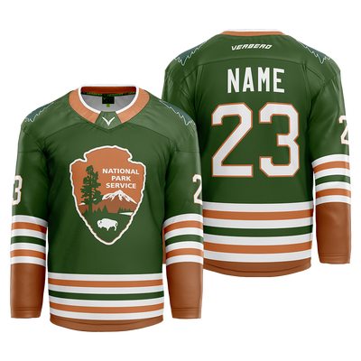 Skate Of The Union Custom Green Sublimated Jersey