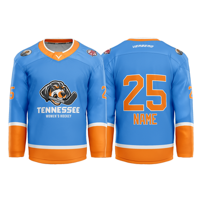 Tennessee Women's Fan Custom Blue Sublimated Jersey