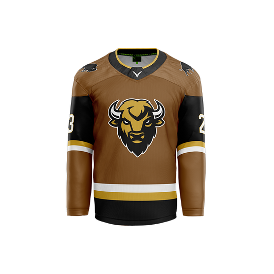 Skate Of The Union Custom Brown Sublimated Jersey