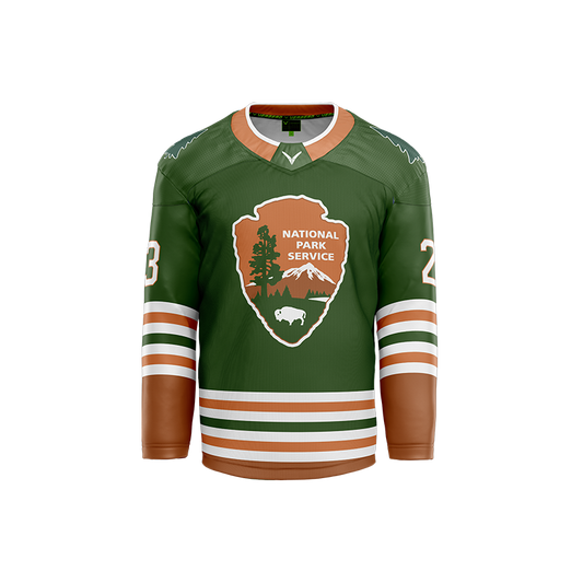 Skate Of The Union Custom Green Sublimated Jersey