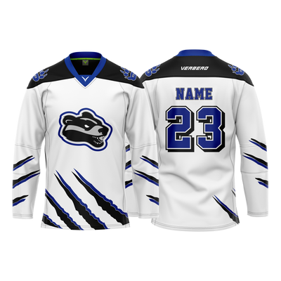 Upstate Badgers Boys Custom Sublimated Home Jersey