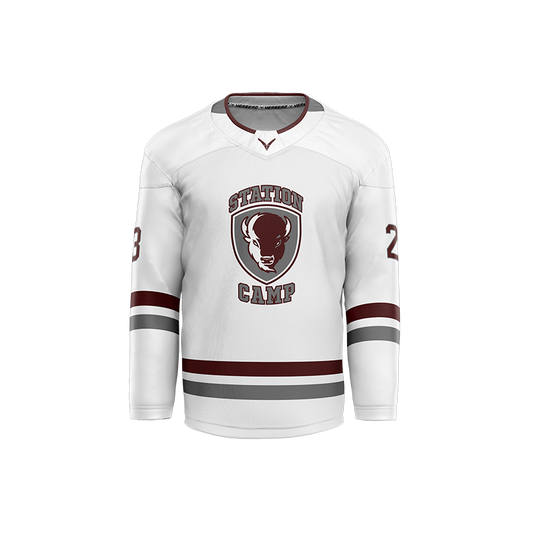 Station Camp Custom Hybrid White Jersey