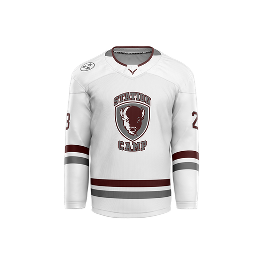 Station Camp Custom Hybrid White Jersey