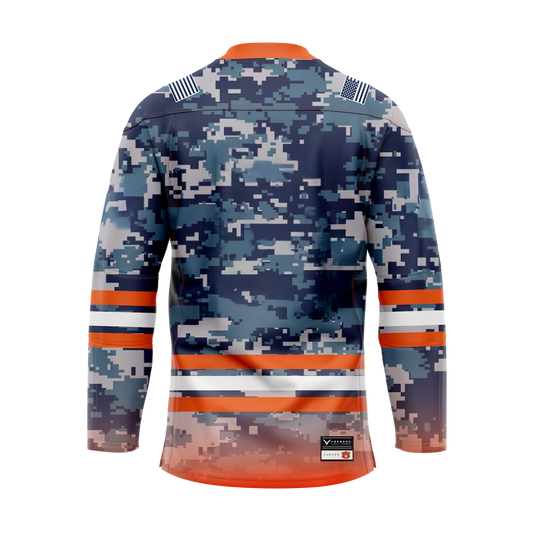 Auburn Military Authentic Sublimated With Twill Replica Jersey