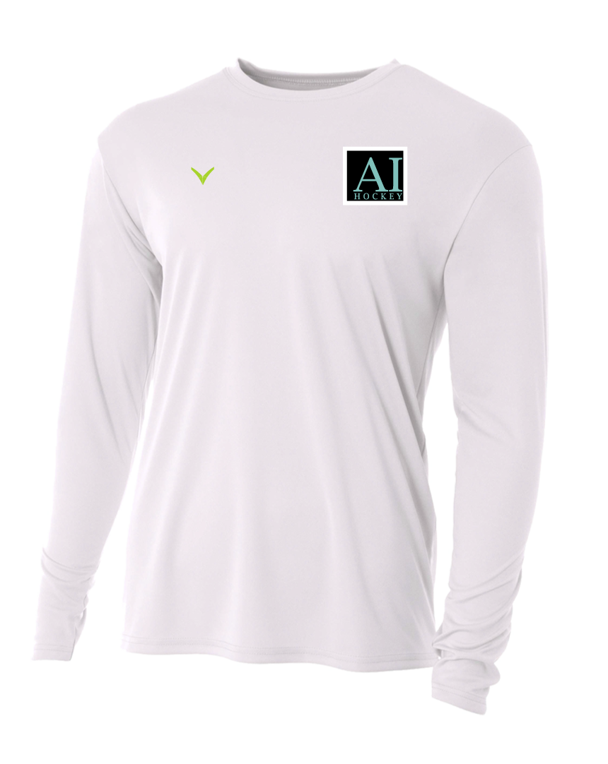 A TEST STORE Men's Long Sleeve Performance Crew