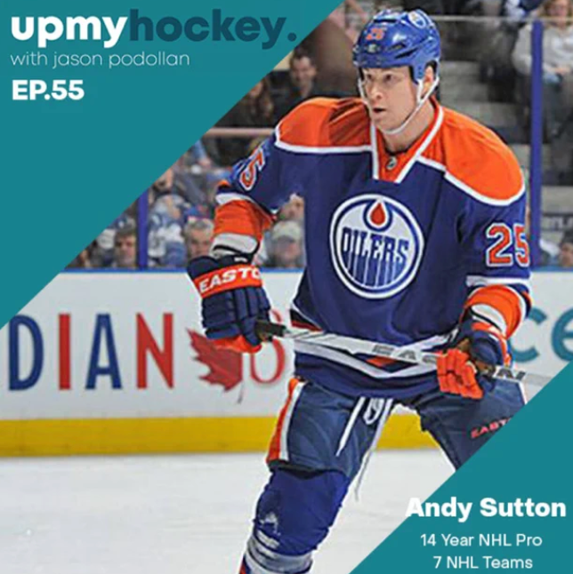 Sutton Shares Life Lessons ‎on Up My Hockey Podcast