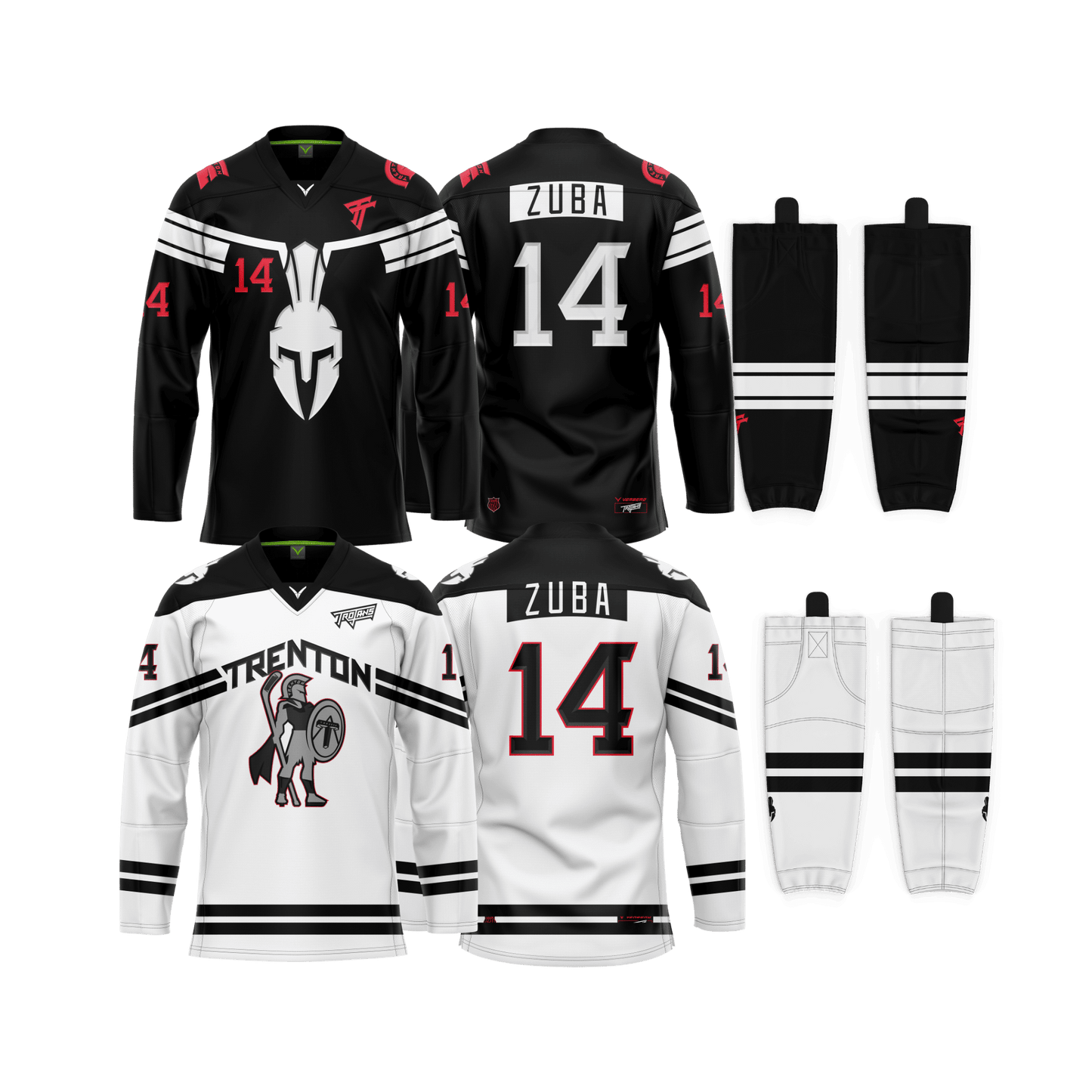 Trenton Trojans Player Uniform Package