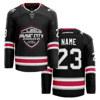 2013 Music City Marauders Custom Black Twill Jersey