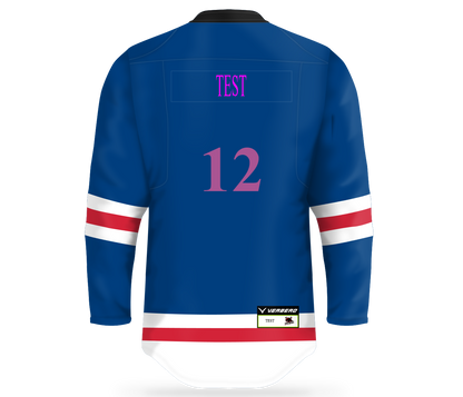 Back View - Custom Jersey - test - test #12