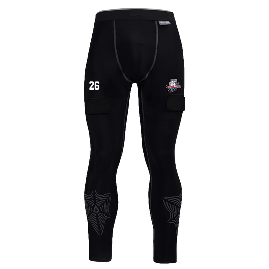 Mid-Hudson Polar Bears Custom V Armor Protective Compression Pant