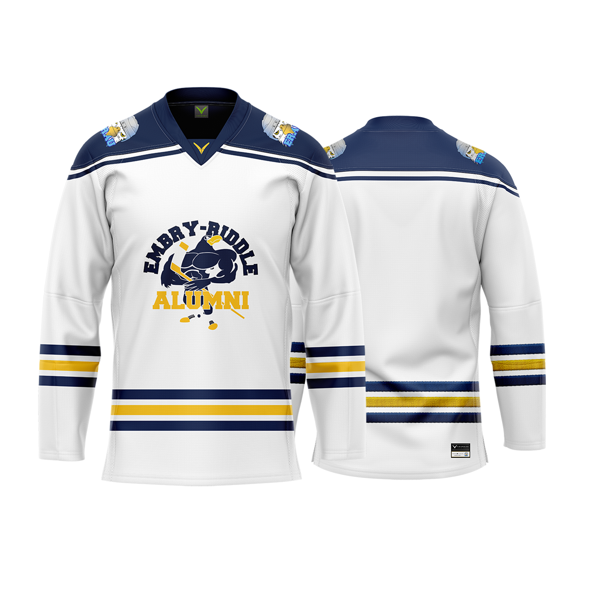 Embry Riddle Alumni White Sublimated Jersey