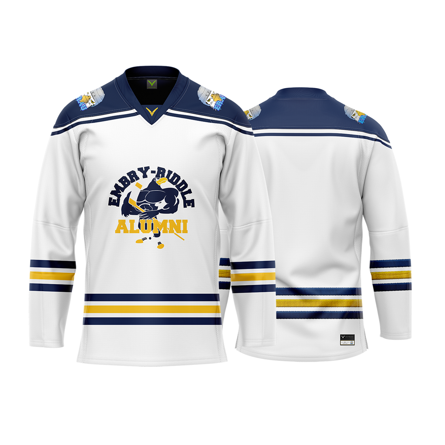 Embry Riddle Alumni White Sublimated Jersey