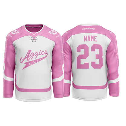 Utah State Breast Cancer Awareness Custom Sublimated Jersey