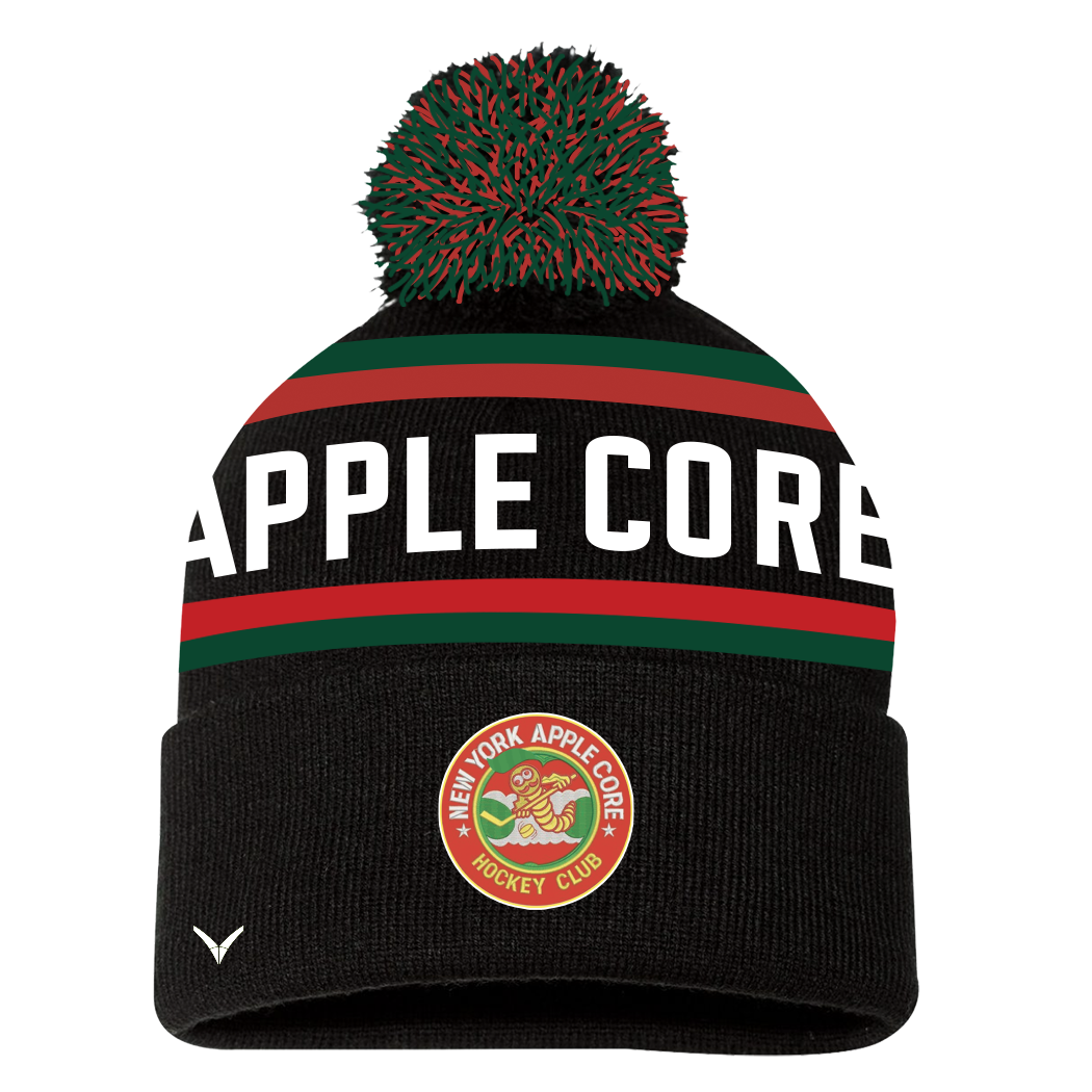 New York Apple Core Pom Beanie / Toque
