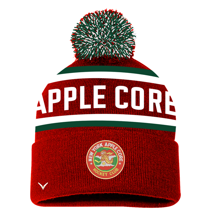 New York Apple Core Pom Beanie / Toque