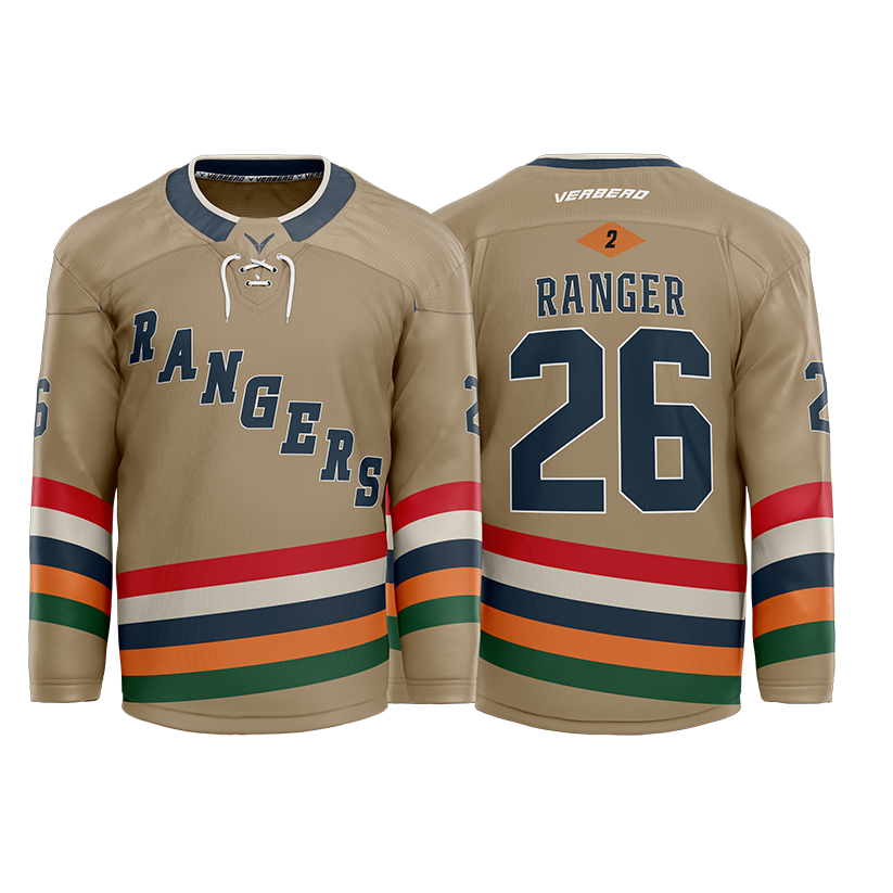 2nd Ranger Battalion Custom Hybrid Beige Jersey