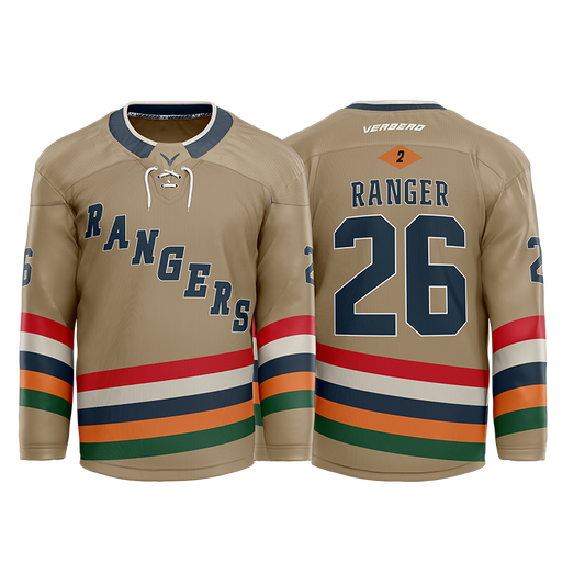 2nd Ranger Battalion Custom Hybrid Beige Jersey