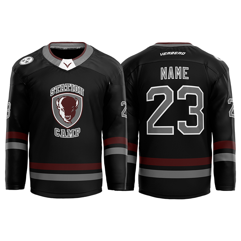 Station Camp Custom Hybrid Black Jersey