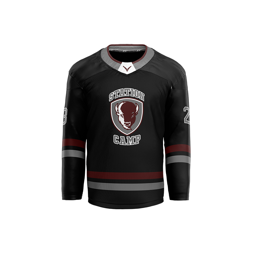 Station Camp Custom Hybrid Black Jersey