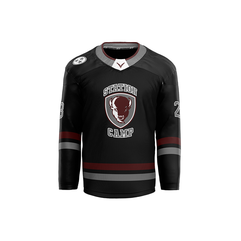 Station Camp Custom Hybrid Black Jersey