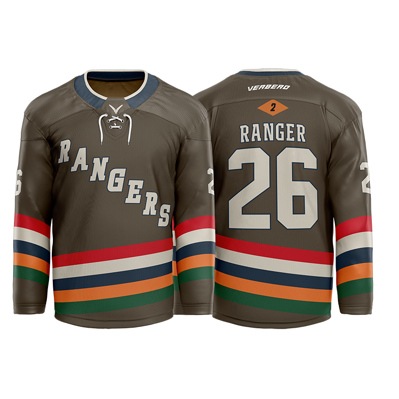 2nd Ranger Battalion Custom Hybrid Brown Jersey