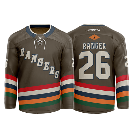 2nd Ranger Battalion Custom Hybrid Brown Jersey